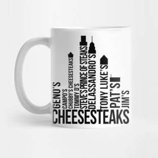 The Cheesesteaks of Philadelphia Mug